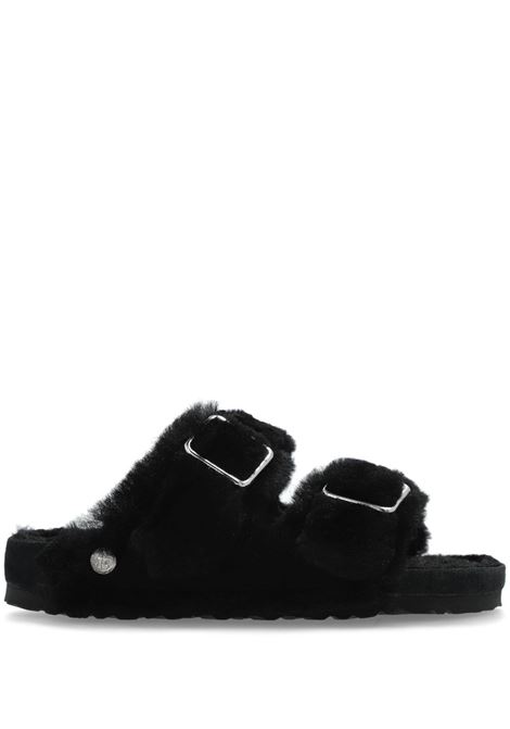 Ciabatte in shearling arizona in nero Birkenstock 1774 - donna BIRKENSTOCK 1774 | 1029990BLK